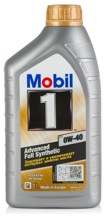 Масло моторное Mobil 1 FS 0W40 синтетическое 1 л