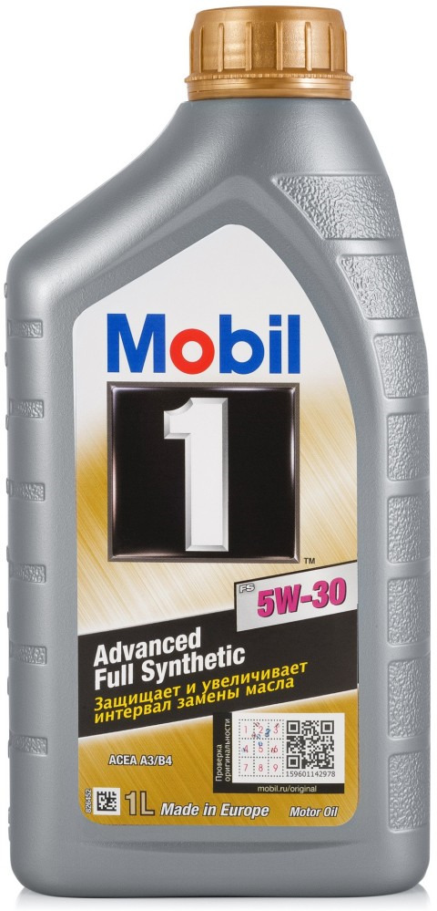 Масло моторное Mobil 1 FS 5W30 синтетическое 1 л