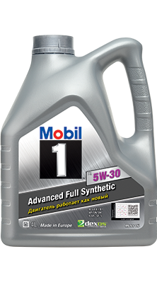 Масло моторное Mobil 1 X1 5W30 синтетическое 4 л