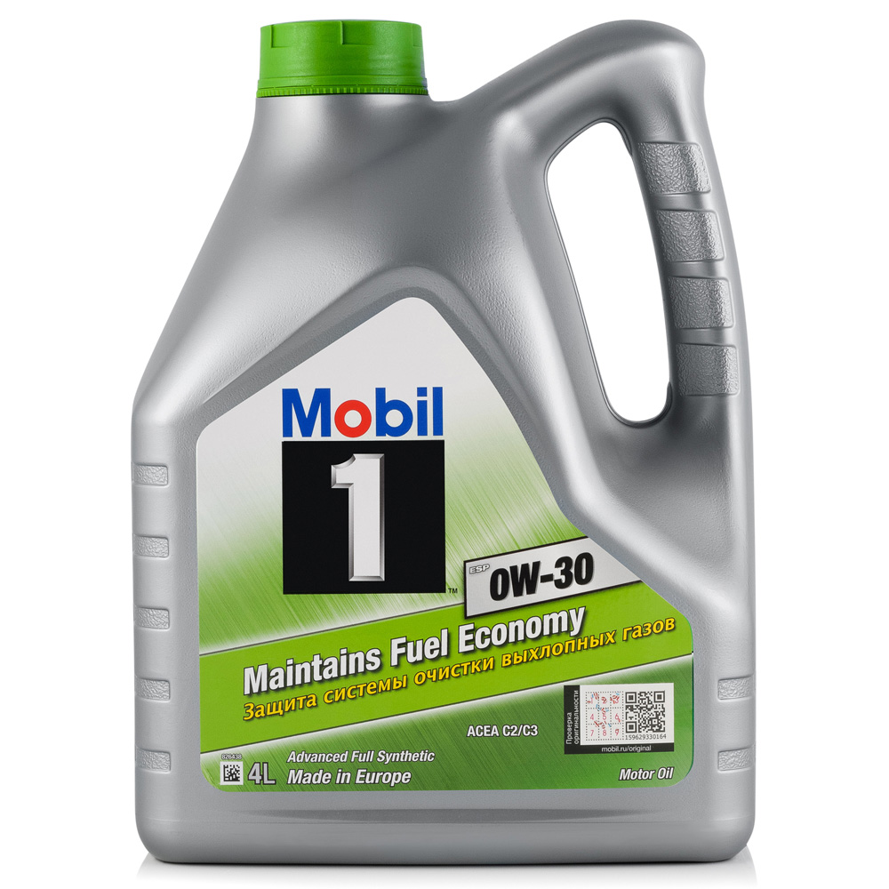 Масло моторное Mobil ESP X2 0W20 синтетическое 4 л