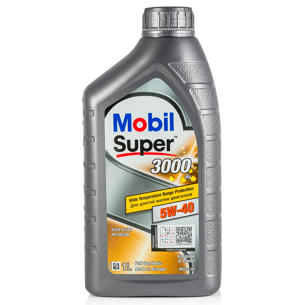 Масло моторное Mobil Super 3000 X1 5W40 синтетическое 1 л