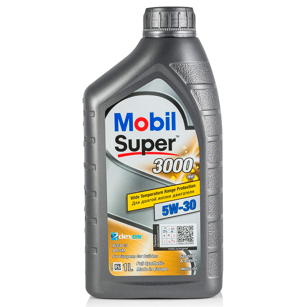 Масло моторное Mobil Super 3000 XE 5W30 синтетическое 1 л