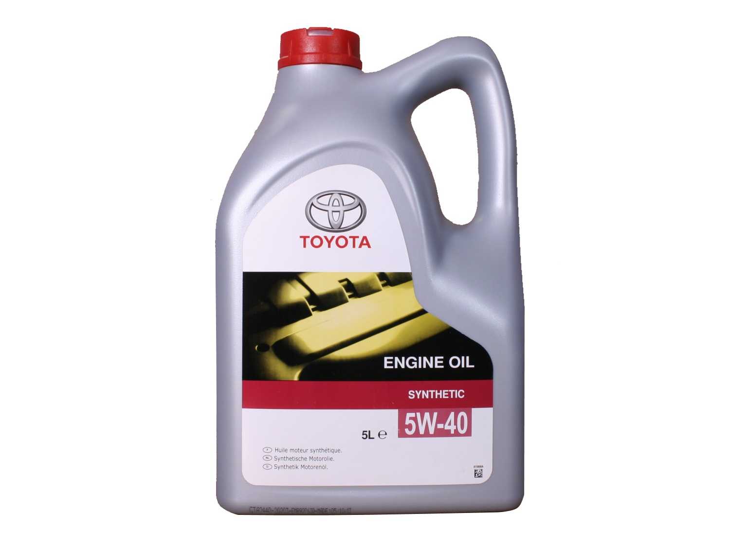 Масло моторное Toyota Engine oil 5W40 синтетическое 5 л