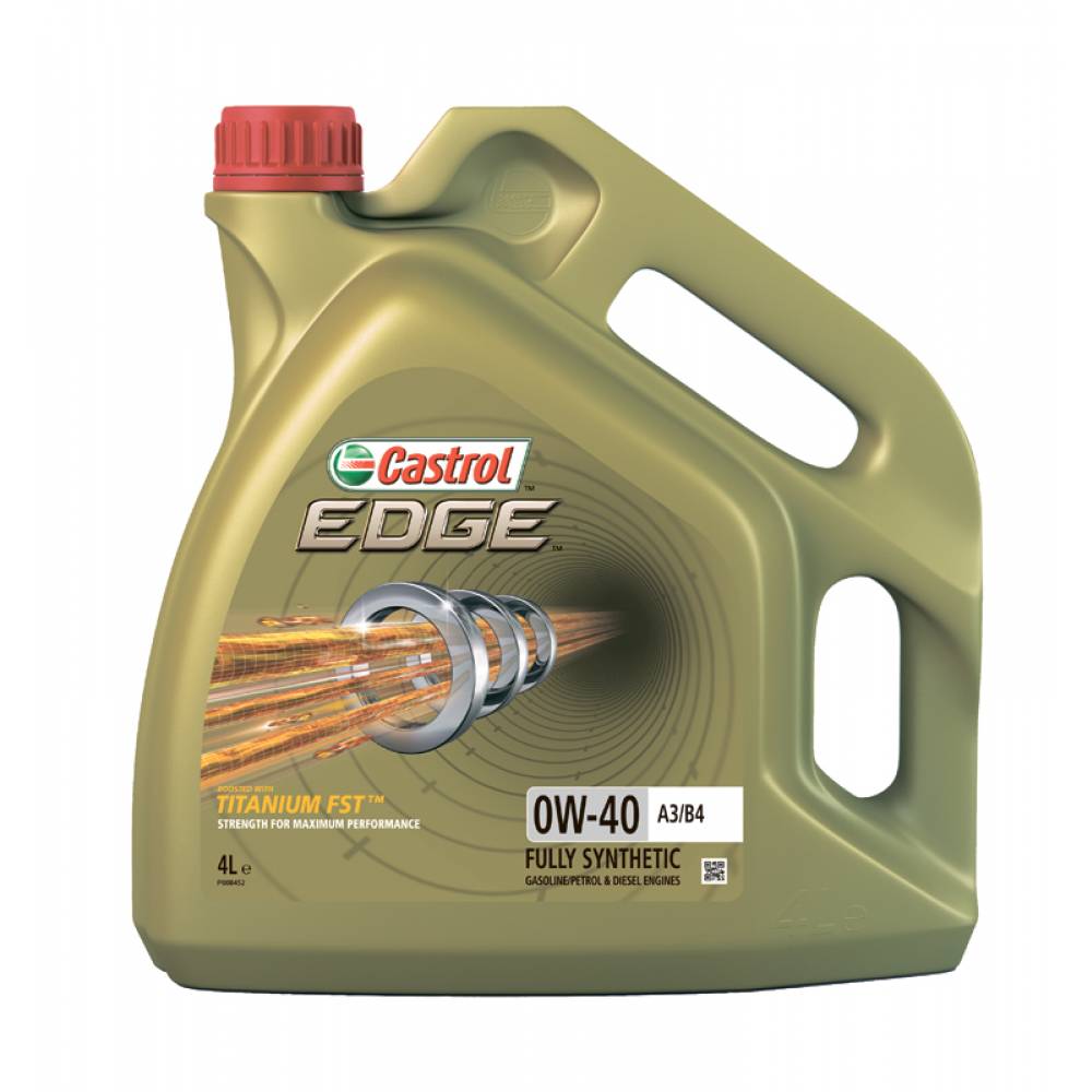 Моторное масло Castrol EDGE 0W-40 A3/B4 синтетическое, 4 л