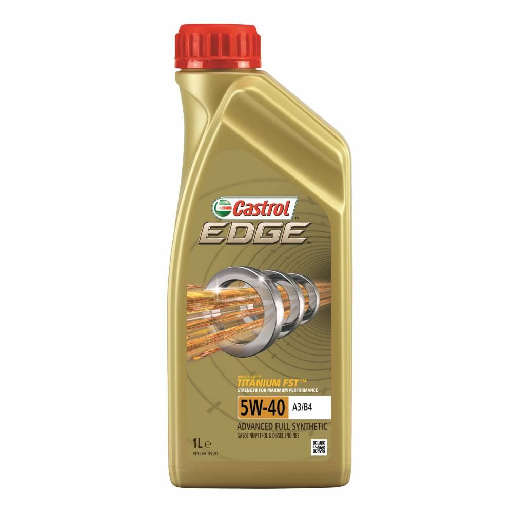 Моторное масло Castrol EDGE 5W-40 A3/B4 синтетическое, 1 л