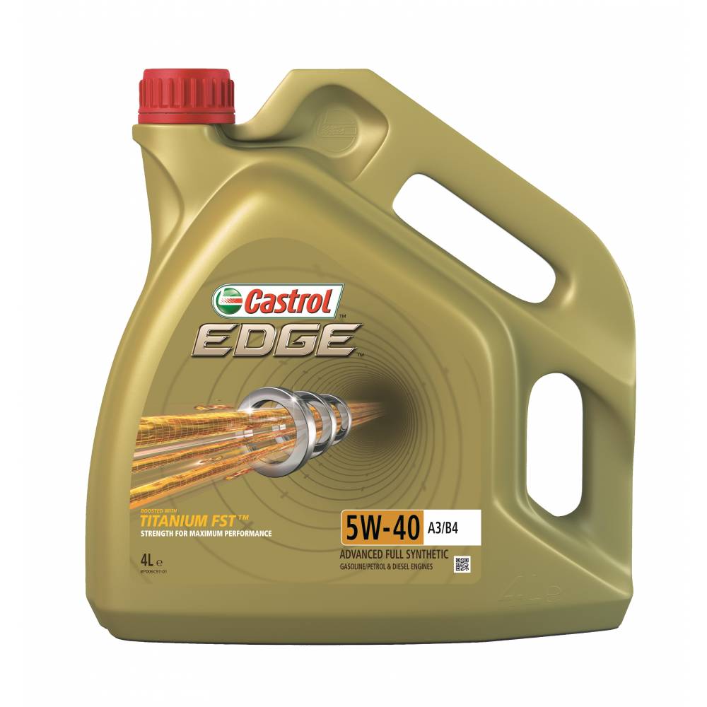 Моторное масло Castrol EDGE 5W-40 A3/B4 синтетическое, 4 л