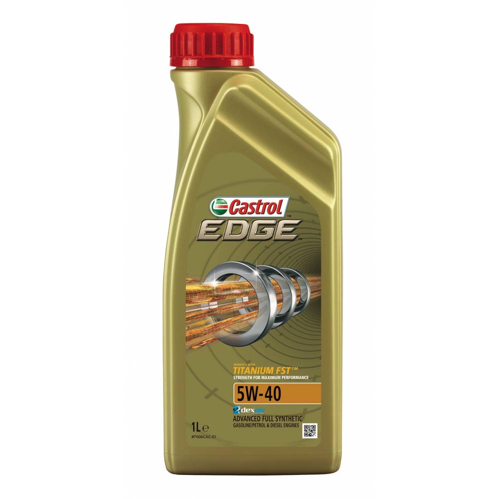 Моторное масло Castrol EDGE 5W-40 синтетическое, 1 л